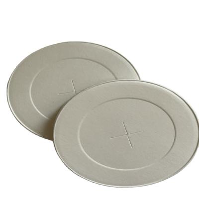 China Disposable Paper Lid For Take Away Biodegradable Paper Coffee Cup Factory Direct Supply for sale