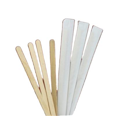 China Disposable Paper Wrapped Beverage Coffee Stirrers Individually FSC-certificate for sale