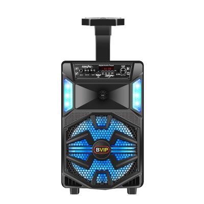 China No music wireless speaker hot selling active karaoke 8 inch with portable usb cart speaker for sale