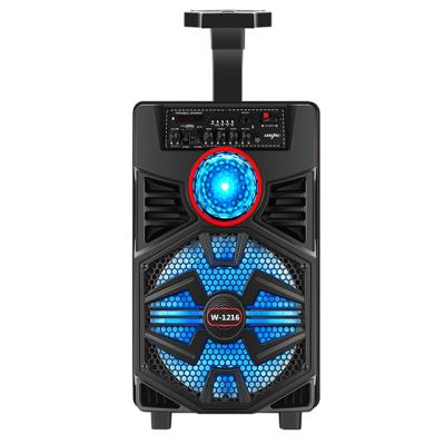 China 12 Inch Stereo Portable Radio Wireless Speaker None With Screen Trolley Speaker for sale