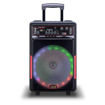 China No BVIP Speaker Stage Dance Outdoor Mobile Connect Speaker Waterproof USB Microphone 12 Inch RGB Wireless Speaker for sale