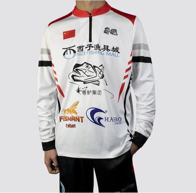 China Custom Made Mens Plus Size Long Sleeve Long Sleeve Sublimation Fishing Suit Antibacterial for sale