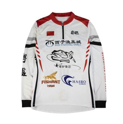 China Antibacterial Fishing Suit Angelanzug Cool&Dry Custom Sublimation Sleeves Long Fishing Wear Suit for sale