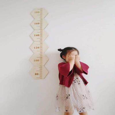 China Europe Children Wooden Height Indicator Of Kids Room Height Wall Hanging Decoration for sale