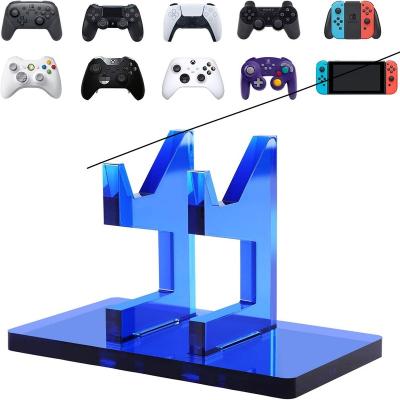 China Acrylic transparent game console handle bracket display stand for ps4 and ps5 HJ041802 for sale