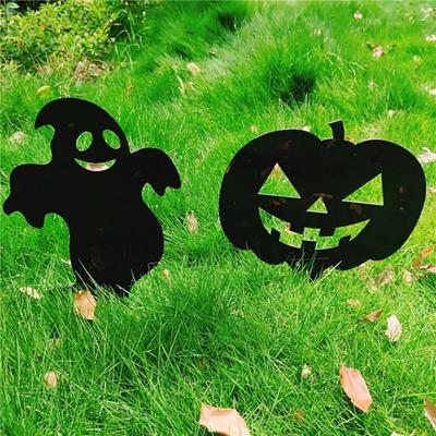 China Decorative Acrylic Halloween Garden Card Inserts for Backyard Lawn Decoration with Holiday Signs for sale