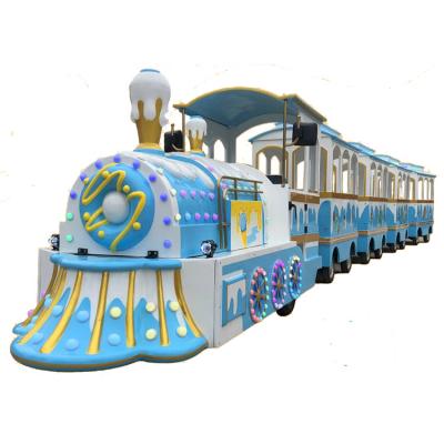 China Theme Park Professional Amusement Tourist Trackless Train Rides Electric Park Train For Shopping Mall for sale