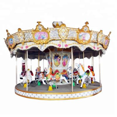 China Theme Park and Amusement Park Rides Merry Fairground Rides Go Round Carousel Rides for Sale for sale