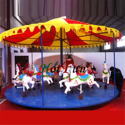 China Theme Park Equipment Carousel Carousel Horse Amusement Park Rides Mini Carousel Rides For Sale for sale