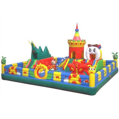 China Outdoor Playground Other Amusement Park Products Kids Children Playground Inflatable Jumping Bouncy Castle For Sale for sale