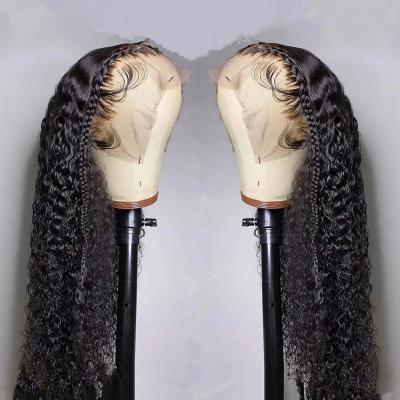 China Body Wave Glueless Brazilian Transparent 4x4 Pre Pluck Hd 13*6 Lace Closure Hair Wigs 360 Lace Wigs Vendor Water Wave Lace Front Wig for sale