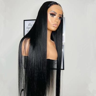 China Wholesale HD Transparent Body Wave Virgin Hair Wig Lace Front Human Hair Full Lace Front Wig Glueless HD Lace Wigs For Black Women for sale