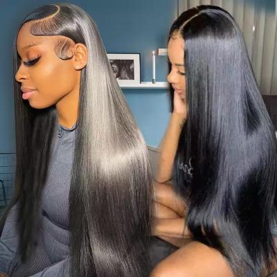 China Wholesale HD Brazilian Body Wave Hair Lace Front Wig, Virgin Cuticle Aligned Hair Full Lace Wig, 13x6 Lace Front Wig For Black Women for sale