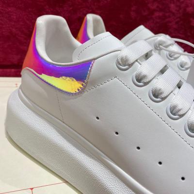 China Luxury Designer Genuine Leather White Shoes Women Anti-slippery Men Shoes Casual Platform Sneakers Sports Shoes Woman for sale