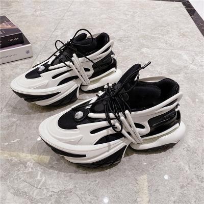 China 2023 Unisex Luxury Size Sneakers Spring New Chunky Shoes Anti-odor Fashion Colorblock Designer Growing Insole Casual For Women Men Sn for sale