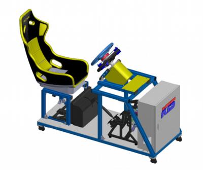 China Easy to set up driving simulator which collects, stores and analyzes relevant parameters such as steering wheel rotation angle, torque, for sale