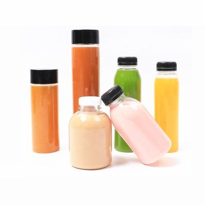 China Custom Plastic Beverage Food Grade Plastic Beverage Bottle for sale