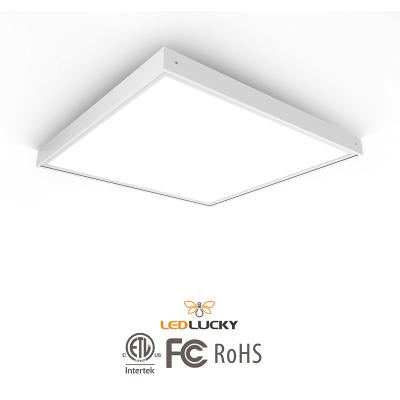 China Uniformity Modern Super Light Square Recessed Surface Mounted Ceiling Led Frame Panel Light for sale