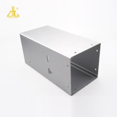 China New Design Glass Enclosing Rectangular Sandblasted Dustproof Extruded Aluminum Housing For Ventilation Accessories And Instrument Exterior for sale