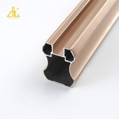 China Transport Tools Furniture Aluminum Profile Factory / Painting Anodized Aluminum Profile Sliding Wardrobe Door for sale