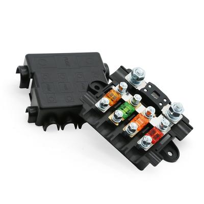 China Power Distribution Busbar 4 Way MIDI 1 MEGA Fuse Holder Box Block for sale