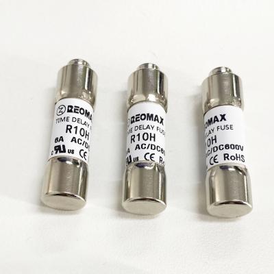 China Class CC Time-Delay Fuses 10X38mm Circular Pipe Fuses 5AG 13/32 Diameter 1Amp To 60Amp Fusible 5a 300v Equal Ro15 Fuse for sale