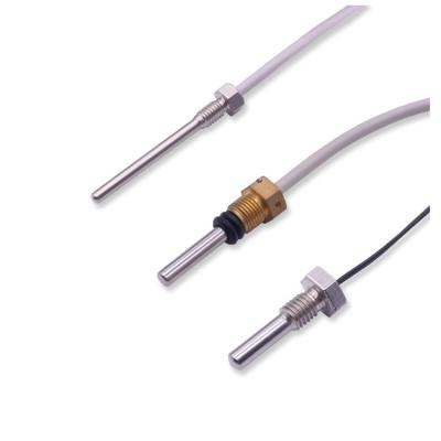 China PT100 M6 M8 Thread Probe Thermal Resistance Sensor Platinum PT 100 Thermocouple Temperature Detector for sale