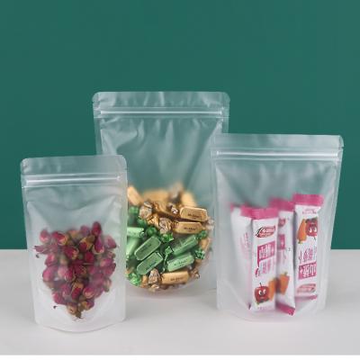 China Ziploc Packaging Bag Disposable Plastic Matte Mylar Bag Stand Up Bottom Pouch for sale