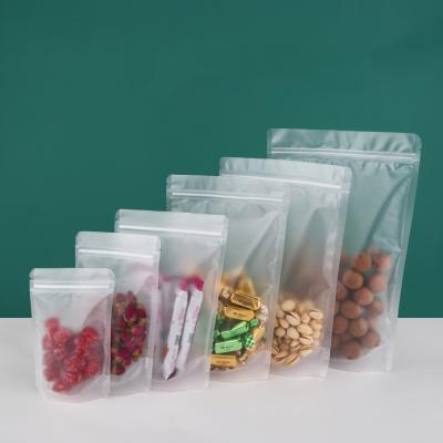 China Food Grade Disposable Agriculture Plastic Ziploc Packaging Bag For Nut And Rice for sale