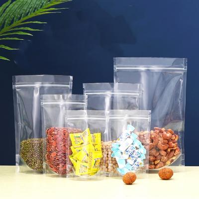 China Custom Disposable Stand Up Pouch With Zipper Plastic For Food Lock Dried Fruit Packaging Bag Foil Bag Biodegradable Food Packaging Bag for sale