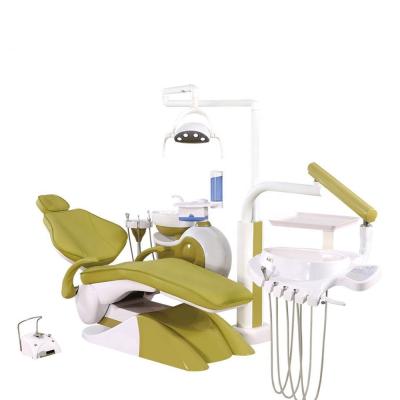 China CE and ISO approved Foshan manufacturer luxury dental unit chair silliones dentales 1.49m*1.35m*1.12m for sale