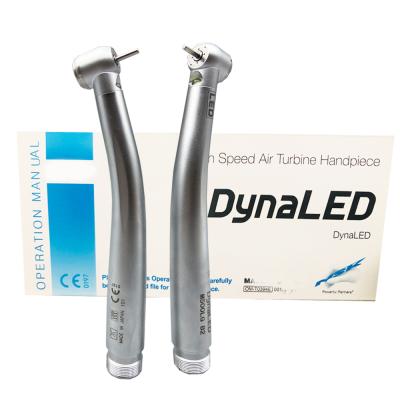 China Metal turbina handpiece DynaLED Dental Led High Speed ​​Push Button DENTAL AIROTOR HANDPIECE for sale