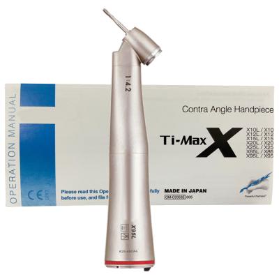 China 2.35~0.016mm ti dental z45L fiber optic max 45 degree angle vs red angle 1:4.2 handpiece for sale