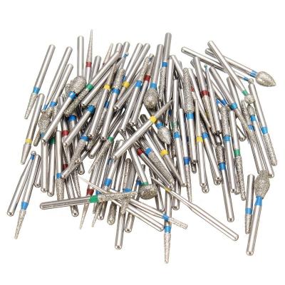 China Diamond dental regional dental burs/dental FG POLISHING AND FINISHING dental burs 5pcs/pack for high speed handpiece for sale