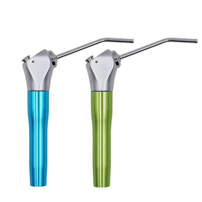 China Syringe On Dental Unit Air Water Jet Triple Curvature 3 Way Syringe Colored Dental Syringe Handpiece for sale