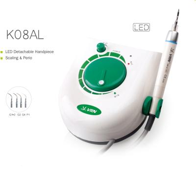 China Plastic Portable VRN Dental Piezo Ultrasonic Scaler Price with Led Detachable Handpiece and Ultrasonic Scaler Tips for sale