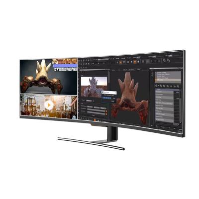 China Blink Free Backlight Adjustment Desktop 49 Inch 144 Hz 4K Gaming Monitor With AV for sale