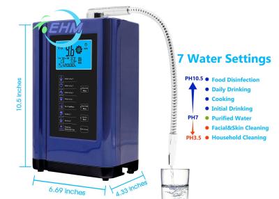 China Van het het Scherm alkalische Huis van AC110 60Hz LCD Water Ionizer 3,5 - 10,5 PH 50W Te koop