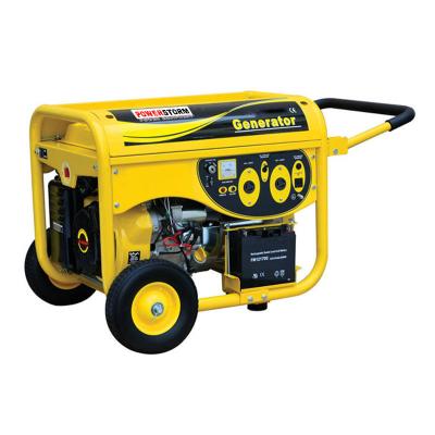 China 5.0KVA Gasoline Generator with Handle & Wheels for sale