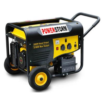 China 2.8KVA Gasoline Generator with Handle & Wheels for sale