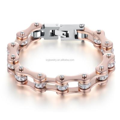 China Bend of stainless steel chain bracelet for sale