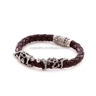 China stainless steel LEATHER BRACELET bend for sale