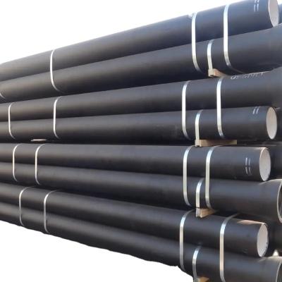 China Pipeline manufacturer ISO2531 EN545 EN598 K9 bitumen coated ductile cast iron pipe for water supply system for water supply for sale