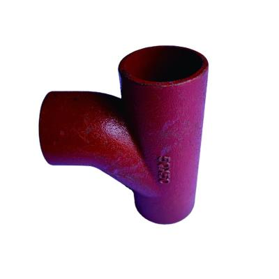 China Best Quality BSEN545/ISO2531 TY Style Malleable Iron Ductile Iron Pipe Fittings Radial DI Fittings Tee For Pipeline for sale