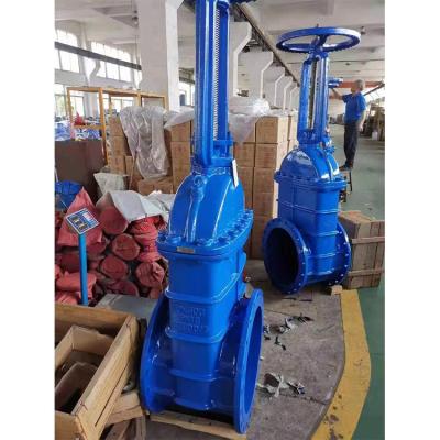 China Cast Iron Factory Price Water Wedge Cast Iron Flange Hydraulic Gate Valve for sale