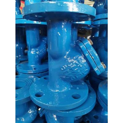 China Cast Iron Competitive Price Fm Flanged Y Type Strainer For Water Pipe Line for sale