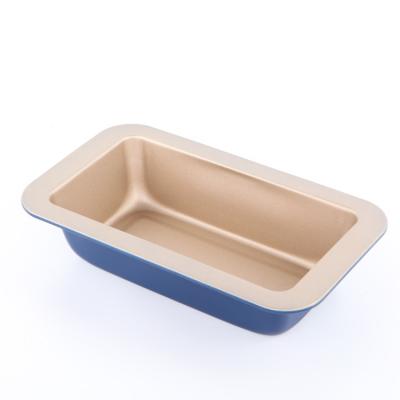 China Sustainable New Design Hot Selling Molds For Cakes Non-Stick Carbon Steel Bake Pan Loaf Bread Pan for sale