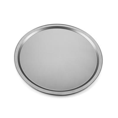 China Sustainable Metal Pan Bake Kitchen Tools Round Pizza Pan Carbon Steel Cake Pan for sale