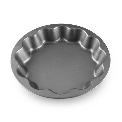 China Sustainable Non-Stick Carbon Steel With High Quality Cake Baking Tray At The Bottom Of Tart Terrine Pan for sale