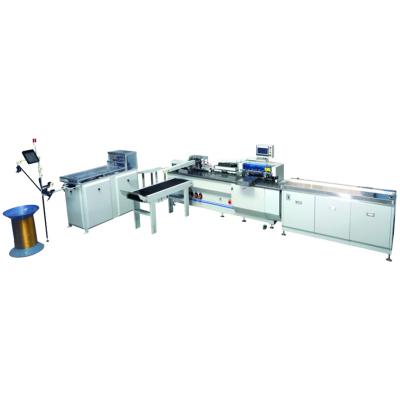 China Wire Feeding Hot Binding Machine Fully Automatic Coil Book Binding For Calendar Notebook for sale